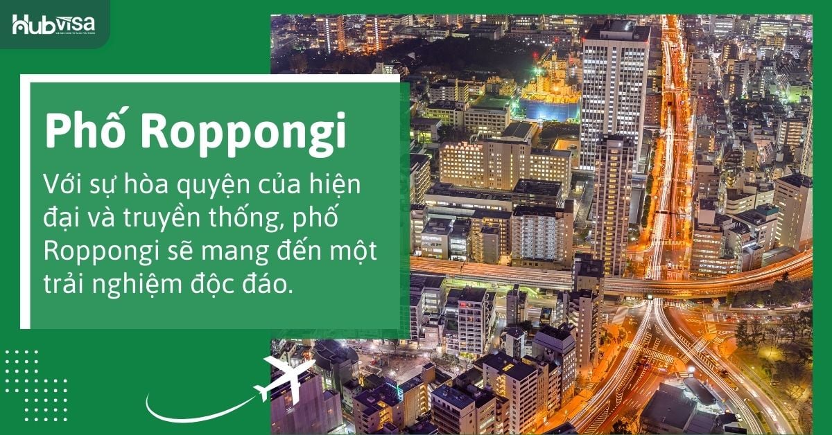 khu pho roppongi tokyo