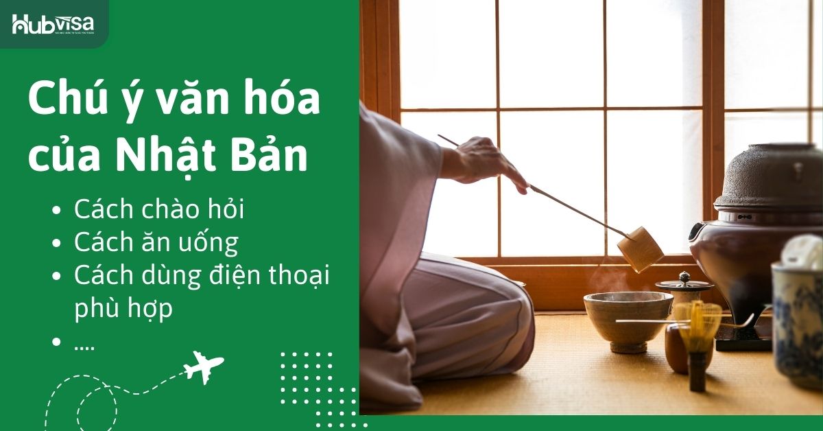 chu y va de cao van hoa tai Nhat Ban