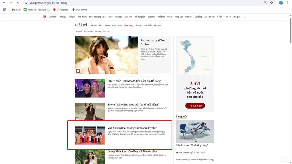 KHAI TRƯƠNG CỬA HÀNG FREELIFE BÁO VNEXPRESS ĐƯA TIN