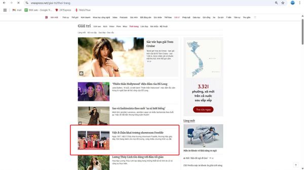 KHAI TRƯƠNG CỬA HÀNG FREELIFE BÁO VNEXPRESS ĐƯA TIN