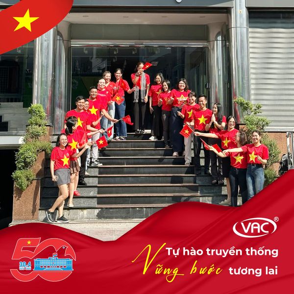 VAC RỰC RỠ MÀU CỜ ĐỎ SAO VÀNG – HƯỞNG ỨNG 30/04 & 01/05 VỚI NIỀM TỰ HÀO DÂNG TRÀO