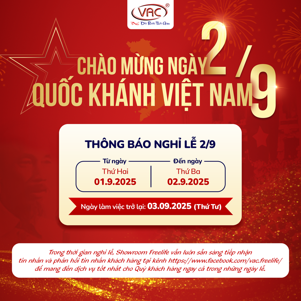 THÔNG BÁO NGHỈ LỄ QUỐC KHÁNH 02 - 09