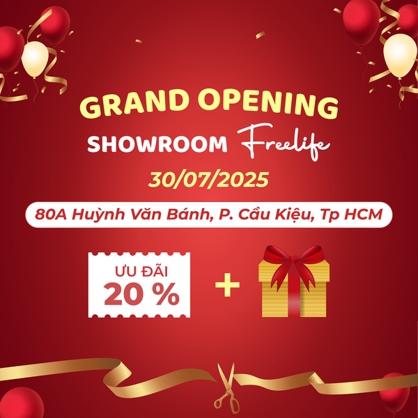 GRAND OPENING - SHOWROOM FREELIFE - 30/07