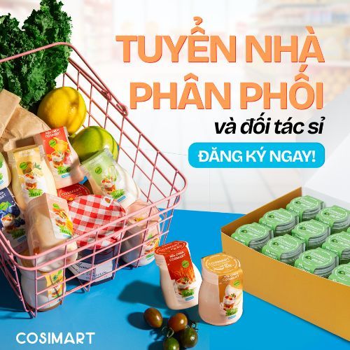 Tuyển Đại Lý Toàn Quốc – Cùng Cosimart Lan Tỏa Giá Trị Thực Phẩm Sạch