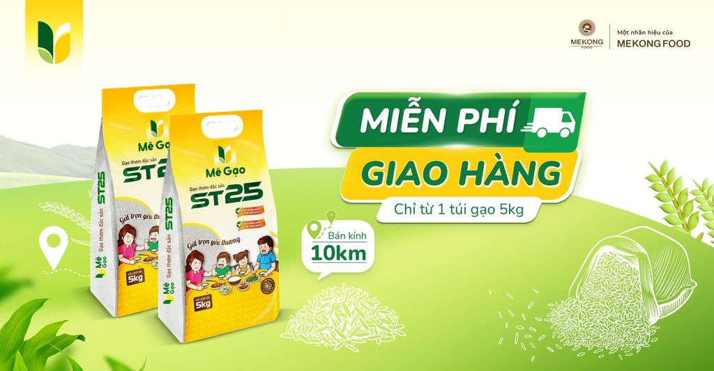 MIỄN PHÍ GIAO HÀNG HỒ CHÍ MINH TỪ 1 TÚI GẠO