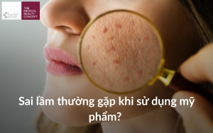 Sai lầm thường gặp khi sử dụng mỹ phẩm?