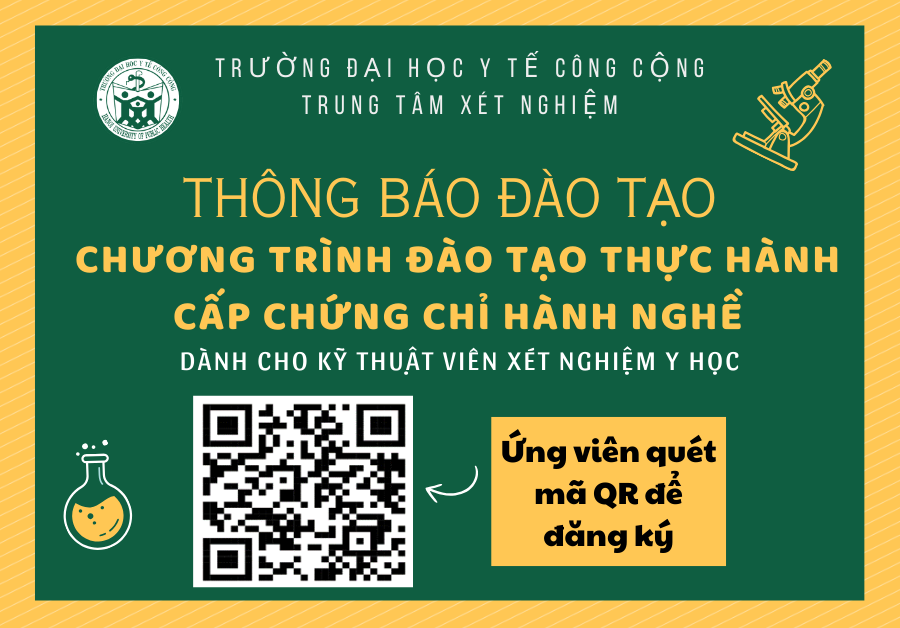 📢 THÔNG BÁO ĐÀO TẠO - TUYỂN HỌC VIÊN THỰC HÀNH CẤP CHỨNG CHỈ HÀNH NGHỀ