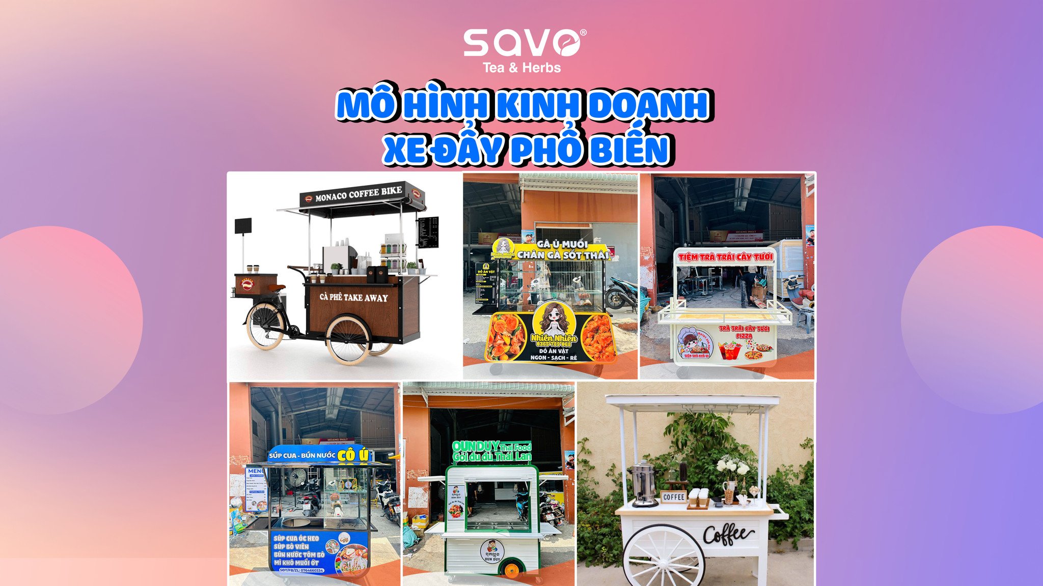 Tìm hiểu các mô hình kinh doanh xe đẩy phổ biến
