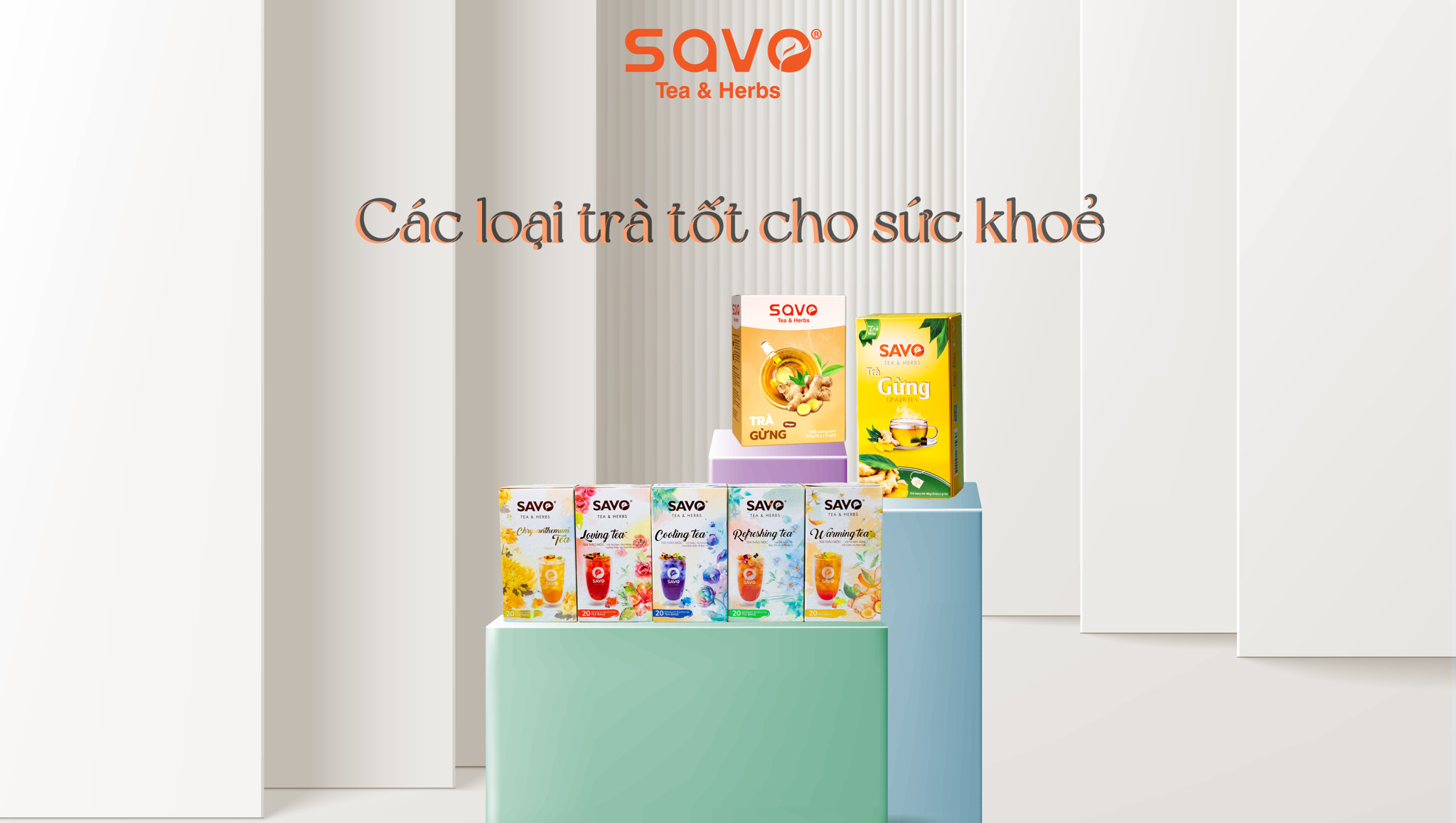 Các loại trà tốt cho sức khỏe từ SAVO Tea & Herbs