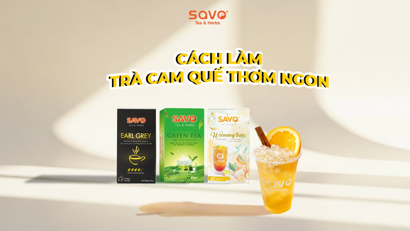 Cách làm trà cam quế thơm ngon