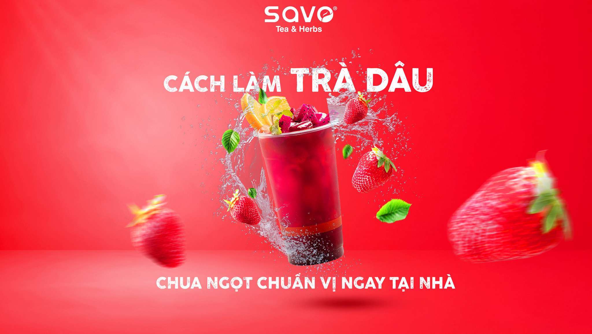 Cách làm trà dâu chua ngọt chuẩn vị ngay tại nhà