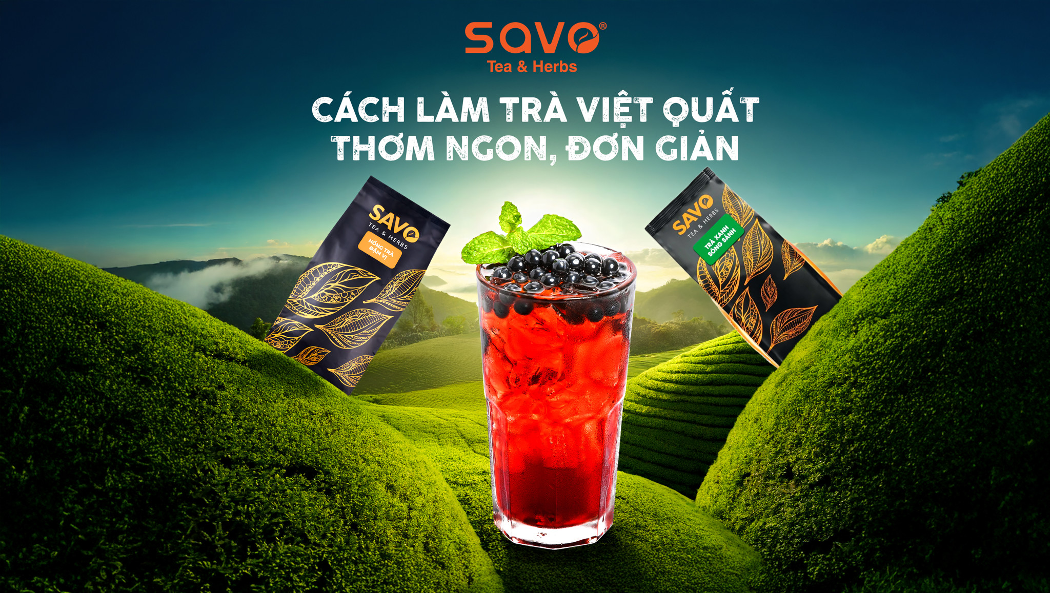 Cách làm trà việt quất thơm ngon, đơn giản