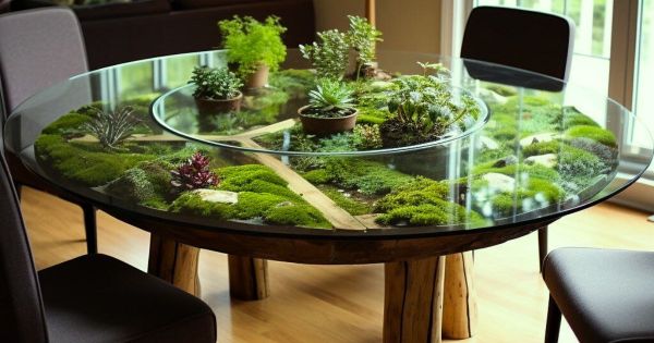 Nội Thất Kết Hợp Rêu