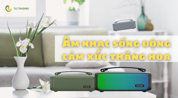 Tận hưởng âm nhạc sống động, trải nghiệm giải trí đa chiều cùng với Loa Di Động SOUNARC P3