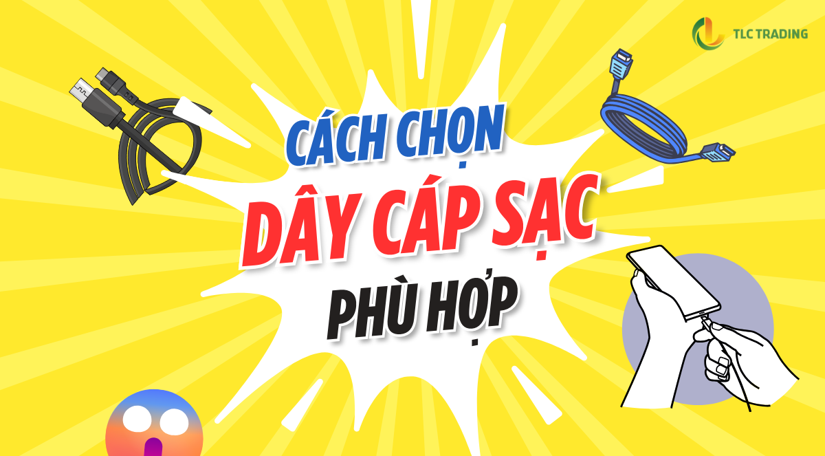 Dây Cáp Sạc Nào Phù Hợp Nhất Cho iPhone Và Android? So Sánh Lightning, Type-C, Micro USB