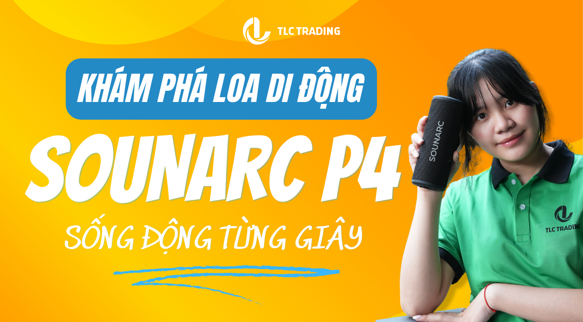 Khám phá loa di động Sounarc P4 mạnh mẽ cho mọi cuộc vui