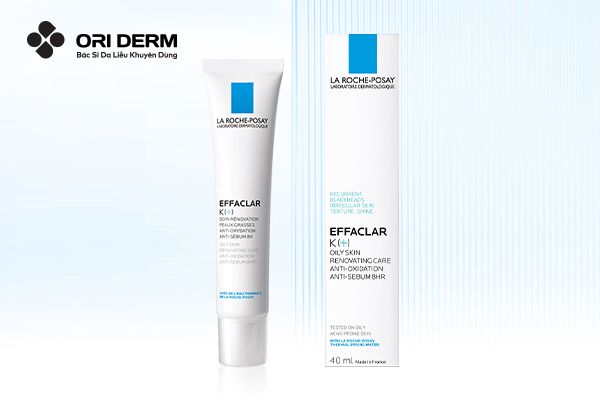 Kem dưỡng ngừa mụn La Roche-Posay Effaclar K Oily Skin Renovating Care Anti-Oxidant Anti-Sebum