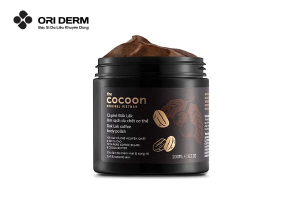 Cà phê Đắk Lắk làm sạch tế bào chết cho body
