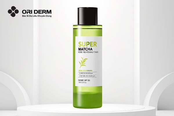 Toner se khít lỗ chân lông cho da dầu mụn Some By Mi Super Matcha Pore Tightening Toner