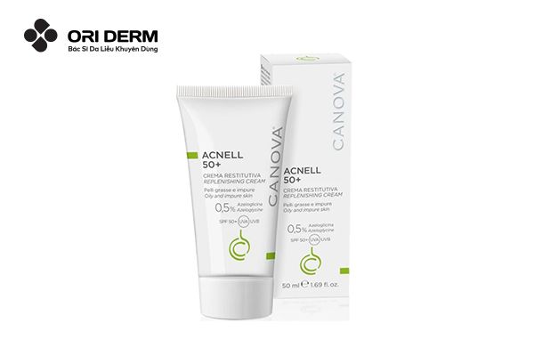 Kem chống nắng dưỡng trắng Canova ACNELL SPF50+