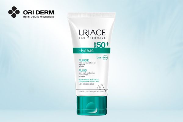 Kem chống nắng dành cho da dầu, da mụn Uriage Hyséac Fluide SPF 50+