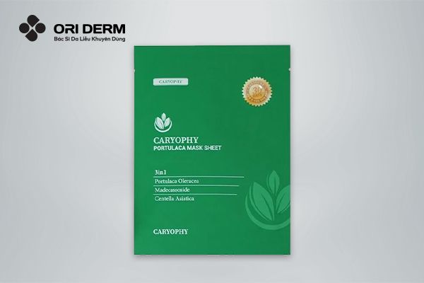 Mặt nạ trị thâm mụn Caryophy Portulaca Mask Sheet 3in1