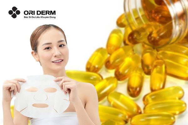 Đắp mặt nạ Vitamin E trực tiếp