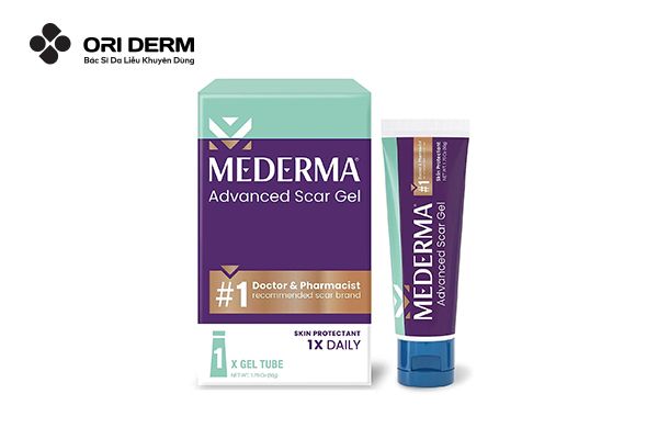 Thuốc bôi trị sẹo rỗ Mederma Advanced Scar Gel