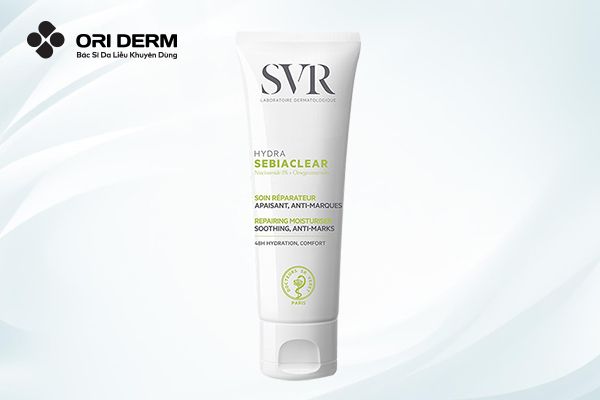 Kem dưỡng ẩm phục hồi dành cho da dầu mụn SVR Sebiaclear Hydra