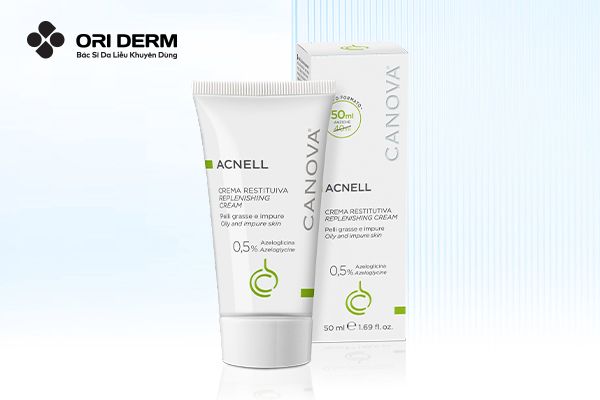 Kem dưỡng ẩm cho da dầu mụn Canova Acnell Cream