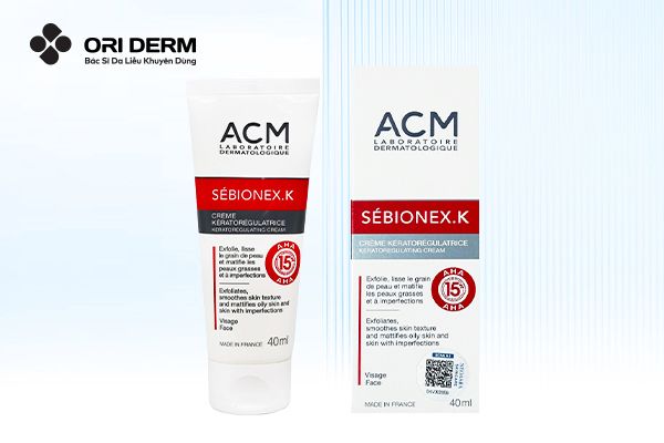 Kem dưỡng cho da dầu ACM Sebionex.K AHA 15% Cream
