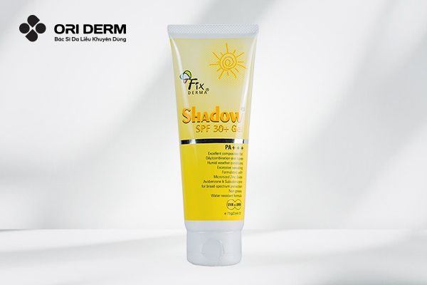Kem chống nắng nâng tone cho da dầu Fixderma Shadow SPF30