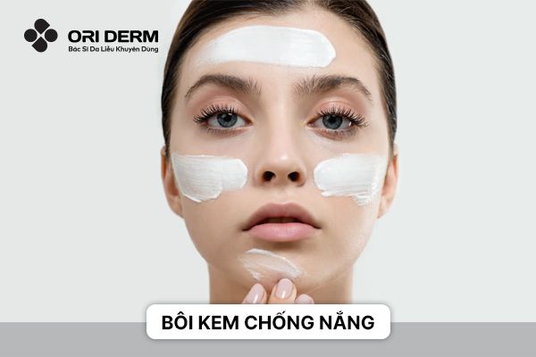 Sử dụng kem chống nắng vào ban ngày