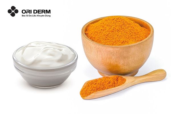 Mặt nạ bột nghệ và sữa chua