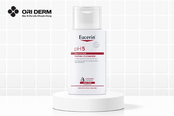Sữa rửa mặt Eucerin PH5 Facial Cleanser Sensitive Skin