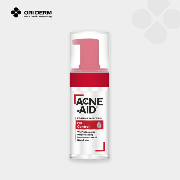 Sữa rửa mặt kiểm soát dầu Acne-Aid Foaming Face Wash Oil Control