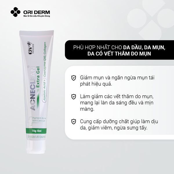 Công dụng của gel AcneClean extra Gel 15g