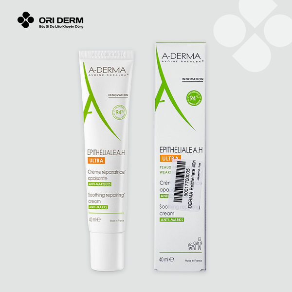 Kem bôi liền sẹo, giảm thâm ADERMA Epitheliale A.H Ultra Cream