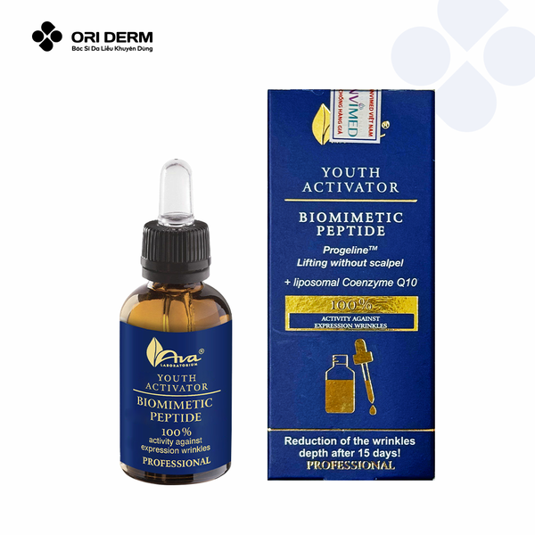 Serum phục hồi da mụn nhạy cảm Ava Biomimetic Peptide Serum 30ml