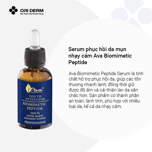 Ưu điểm serum phục hồi da Ava Biomimetic Peptide Serum