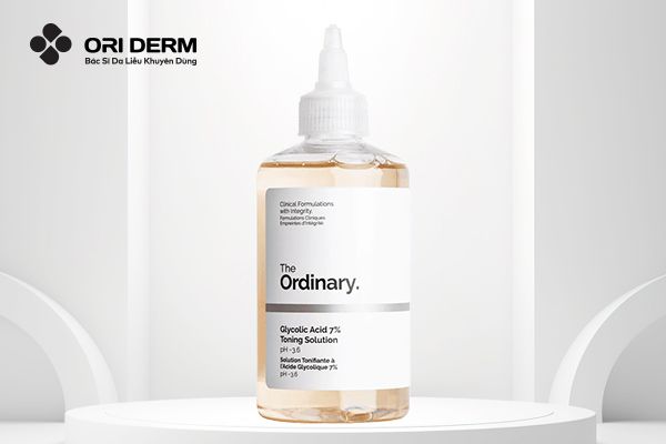 Toner sạch nhờn, giảm mụn, hạn chế lỗ chân lông to The Ordinary Glycolic Acid 7% Toning Solution