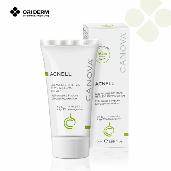 Kem dưỡng ẩm cho da dầu mụn Canova Acnell Cream 50ml