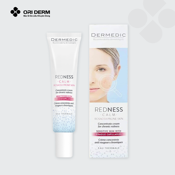 Kem dưỡng giảm kích ứng DERMEDIC Calm Rosacea Chronic Redness