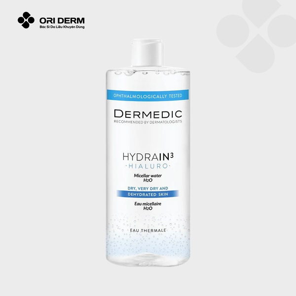 Nước tẩy trang DERMEDIC HYDRAIN3 HIALURO Micellar Water