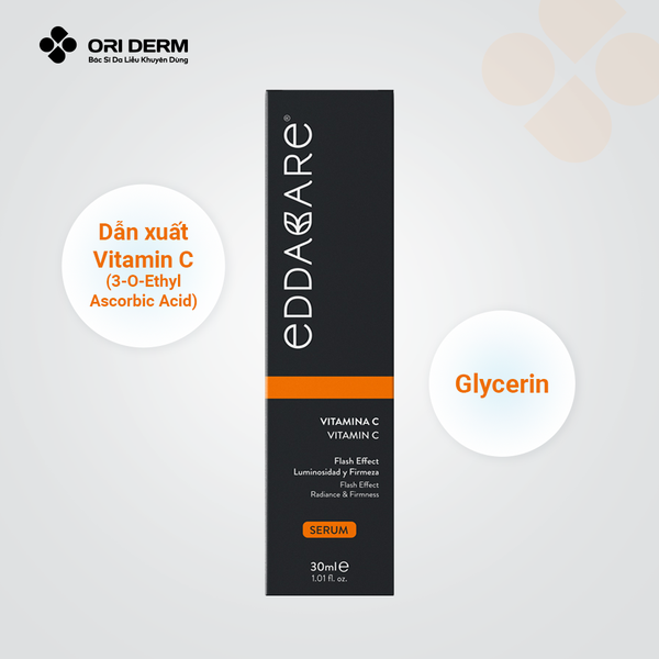 Thành phần serum giảm thâm mụn EDDACARE Vitamin C