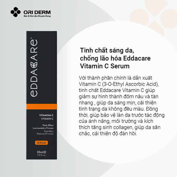 Ưu điểm serum giảm thâm mụn EDDACARE Vitamin C