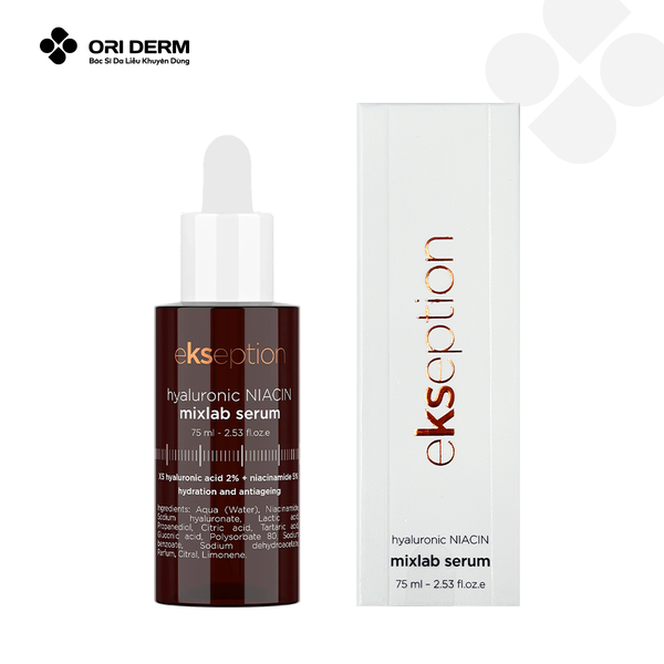 Serum cấp ẩm phục hồi da Ekseption Niacin 5% + Hyaluronic 2%
