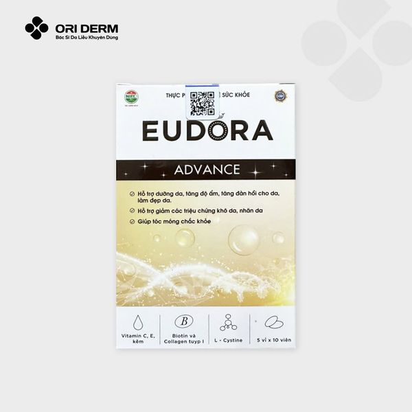 Viên uống đẹp da, dưỡng tóc và móng chắc khỏe Eudora Advance