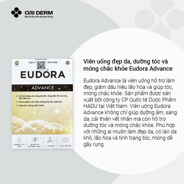 Ưu điểm viên uống Eudora Advance
