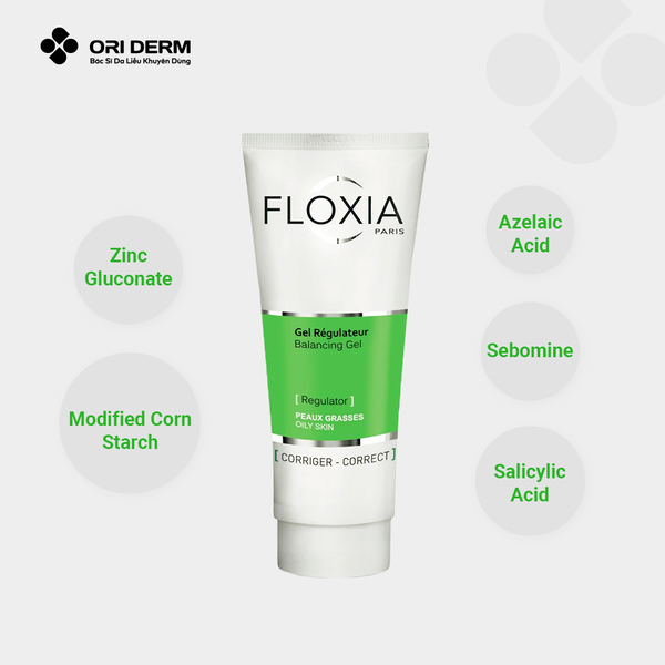 Thành phần Gel Cân Bằng Da Floxia Balancing Gel Regulateur